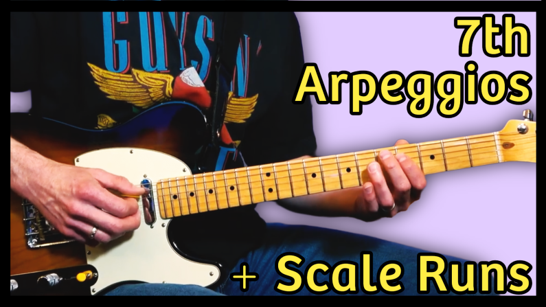 Linking 7th Arpeggios & Scale Runs